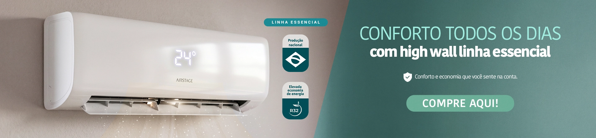 Conforto todos os dias com High Wall Linha Essencial Conforto todos os dias com High Wall Linha Essencial