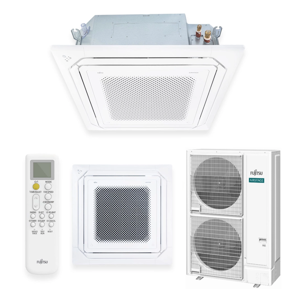 Ar Condicionado Split Cassete Inverter Fujitsu Airstage Premium 52.000 BTU/h Quente e Frio