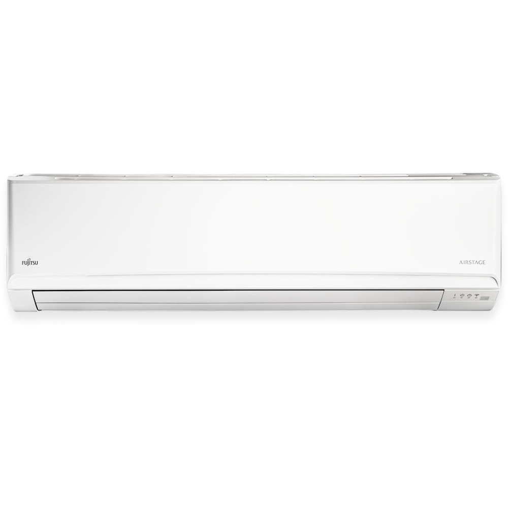 Ar-condicionado cassete Fujitsu vista de lado na cor branca Ar-condicionado cassete Fujitsu vista de lado na cor branca