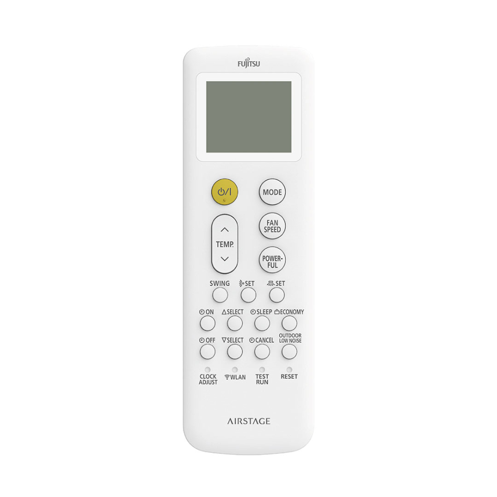 Controle do ar-condicionado fujitsu cor branca Controle do ar-condicionado fujitsu cor branca