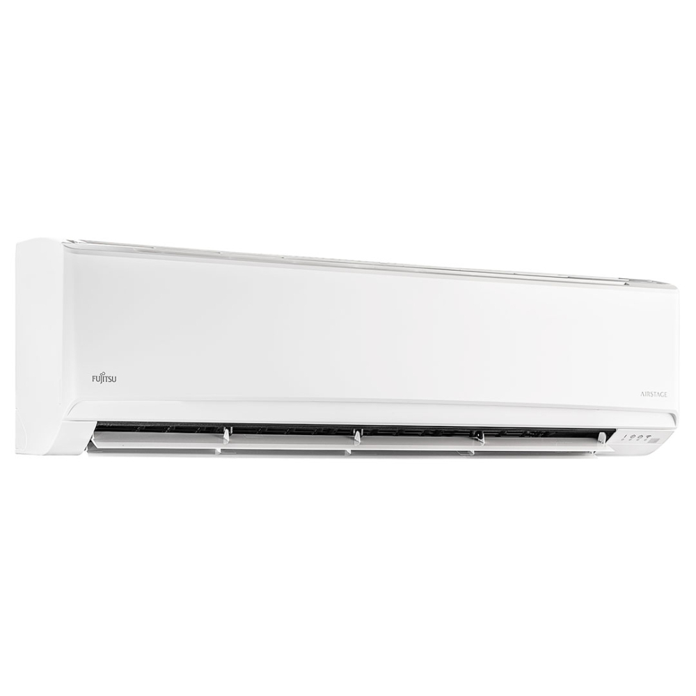 Ar-condicionado cassete Fujitsu vista de frente na cor branca Ar-condicionado cassete Fujitsu vista de frente na cor branca