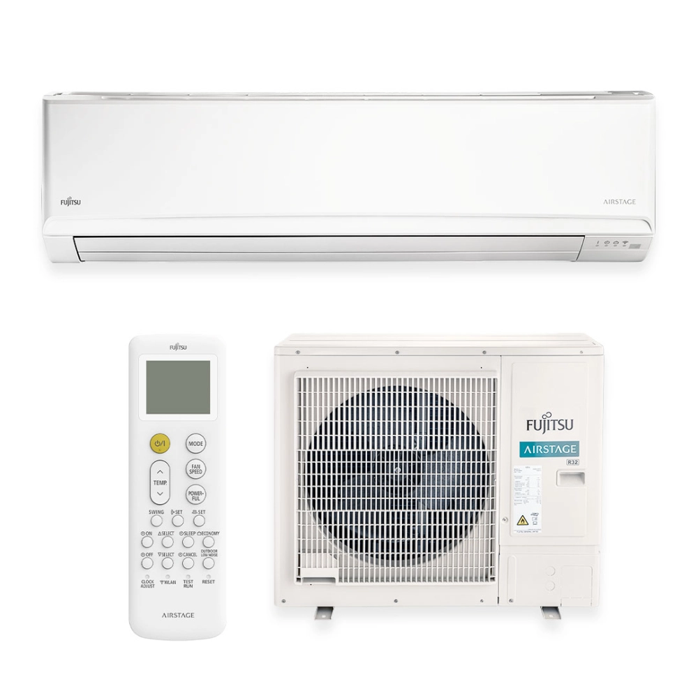 Ar Condicionado Split High Wall Inverter Fujitsu Airstage Premium 27.000 BTU/h Quente e Frio R-32 220V  