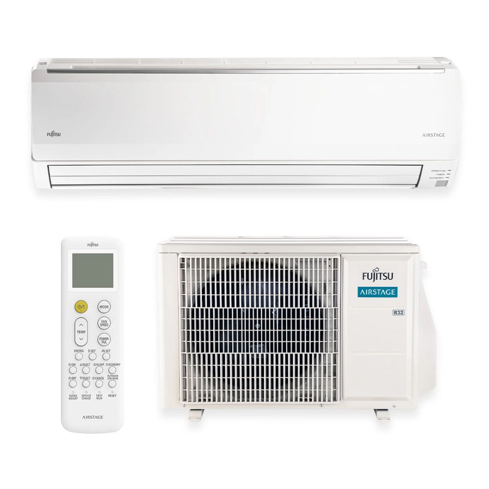Ar Condicionado Split High Wall Inverter Fujitsu Airstage Premium 18.000 BTU/h Quente e Frio R-32 220V Ar Condicionado Split High Wall Inverter Fujitsu Airstage Premium 18.000 BTU/h Quente e Frio R-32 220V