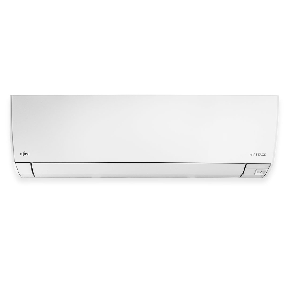 Ar-condicionado cassete Fujitsu vista de lado na cor branca Ar-condicionado cassete Fujitsu vista de lado na cor branca