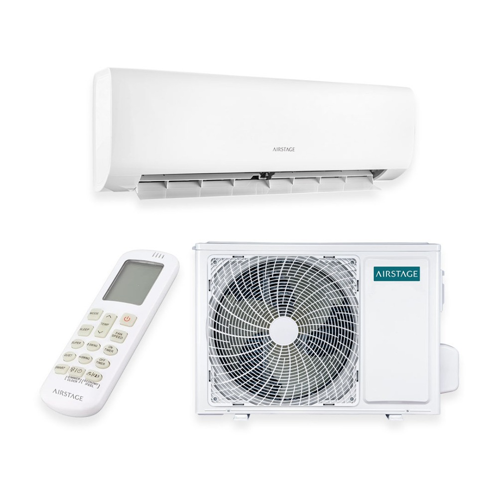 Ar Condicionado Split High Wall Inverter Fujitsu Airstage Essencial 24.000 BTU/h Quente e Frio R-32 220V