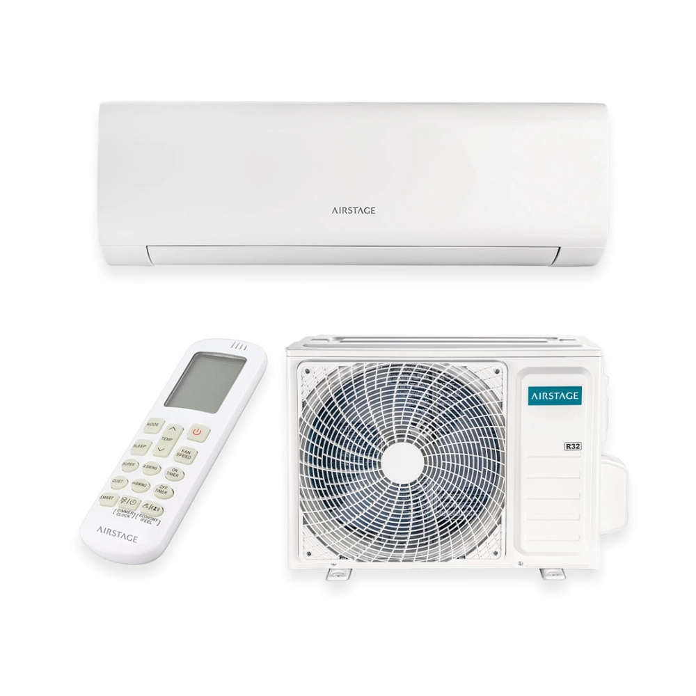 Ar Condicionado Split High Wall Inverter Fujitsu Airstage Essencial 9.000 BTU/h Frio R-32 220V Ar Condicionado Split High Wall Inverter Fujitsu Airstage Essencial 9.000 BTU/h Frio R-32 220V