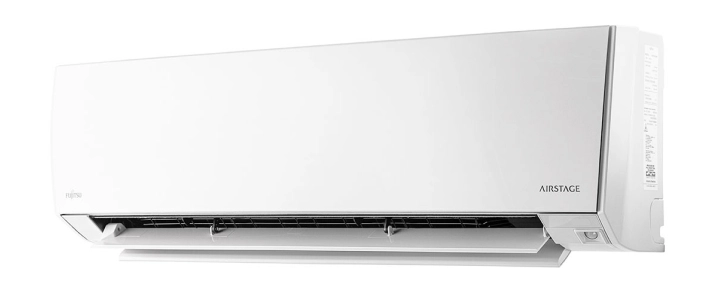 Frente da evaporadora de ar-condicionado fujitsu cor branca