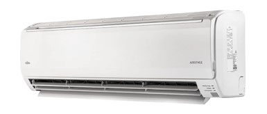 Frente da evaporadora de ar-condicionado fujitsu cor branca